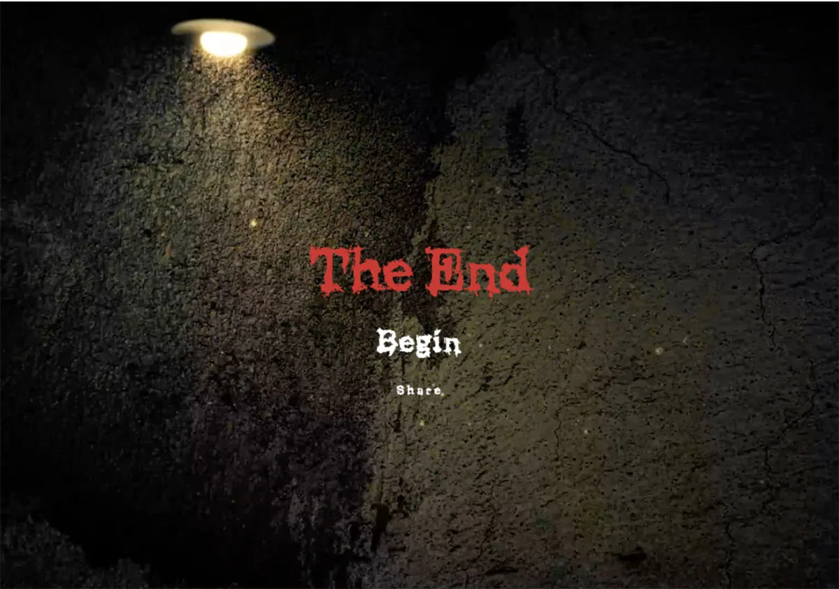 A game screen from the PS4-style portfolio