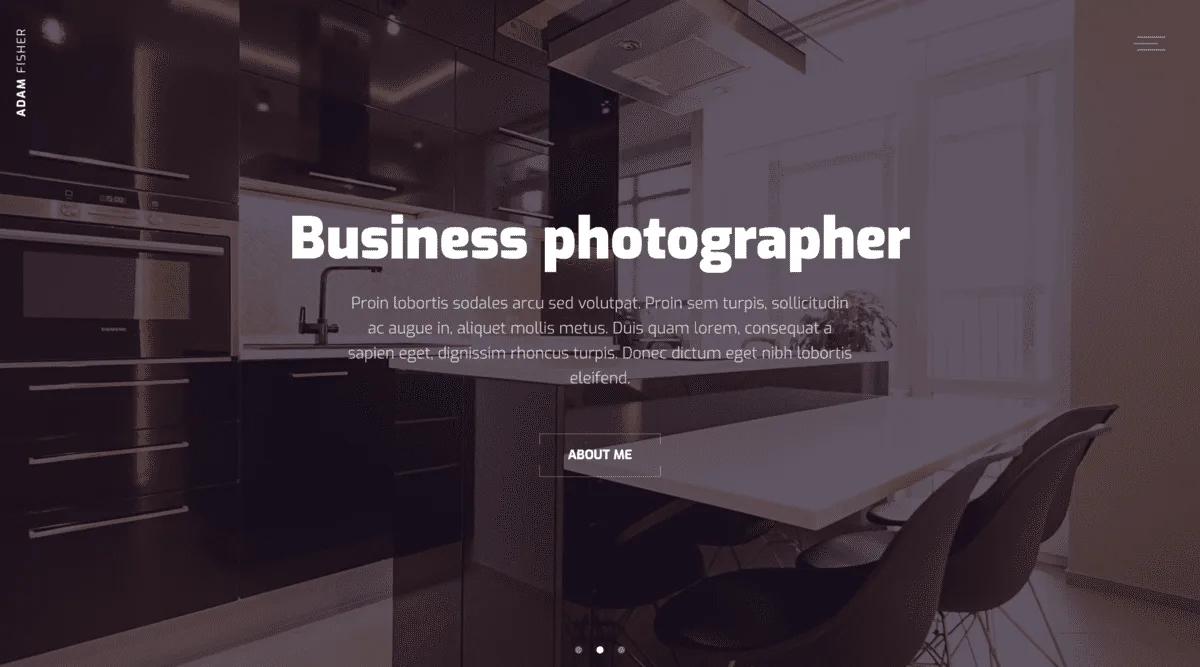 Photographer's portfolio