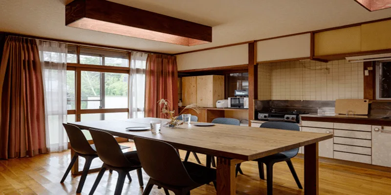 Exterior of ADDress Karuizawa A, which has a kitchen and five free parking spaces
