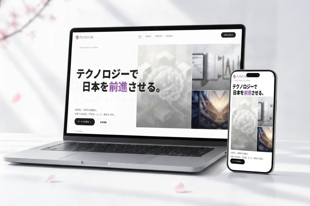 株式会社PonTech Labのサイト